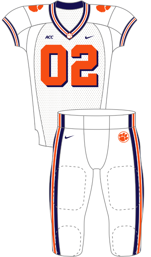 clemson 2002 White