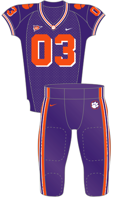 Clemson 2003 purple