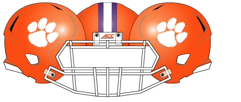 clemson 2014 Orange Helmet