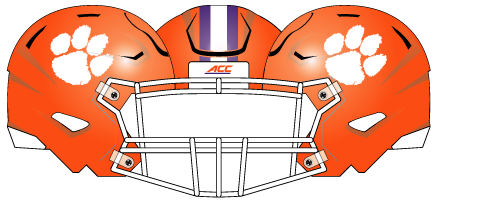 clemson 2014 Orange Helmet