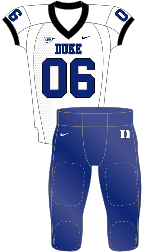 Duke 2006 White Uniform