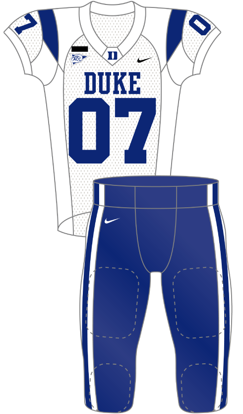 Duke 2007 White Uniform