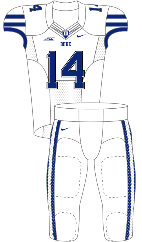 Duke 2014 White Uniform