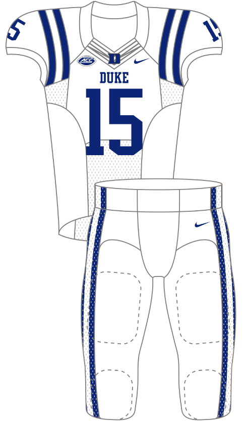 Duke 2015 White Uniform