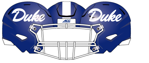 Duke 2017 Blue Script Helmet