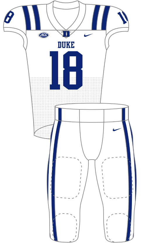 Duke 2018 White Uniform