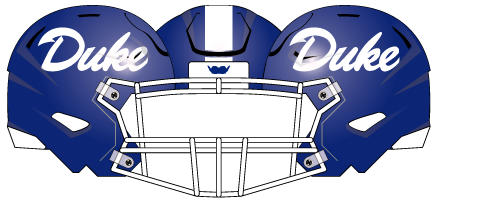 Duke 2021 Blue Script Helmet