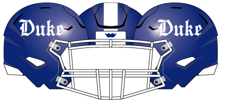 Duke 2023 White Gothic Helmet