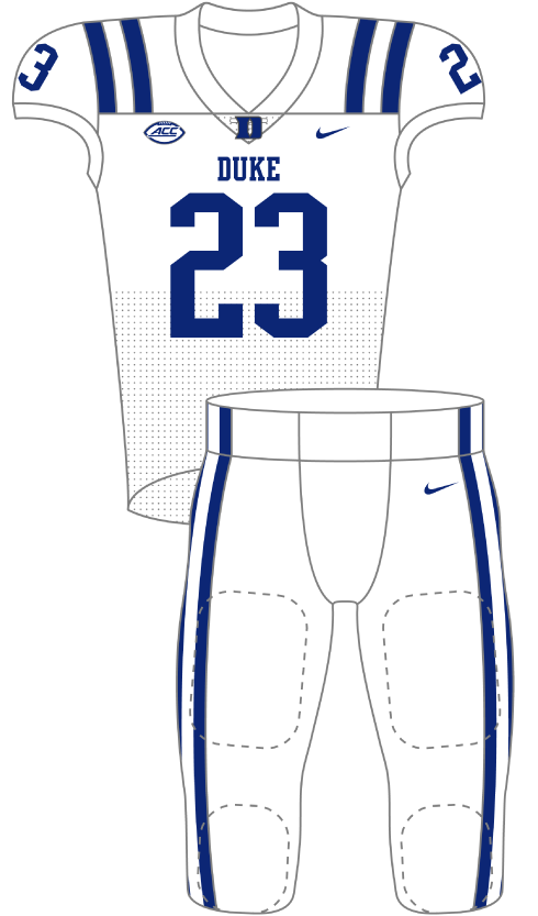 Duke 2023 White Uniform
