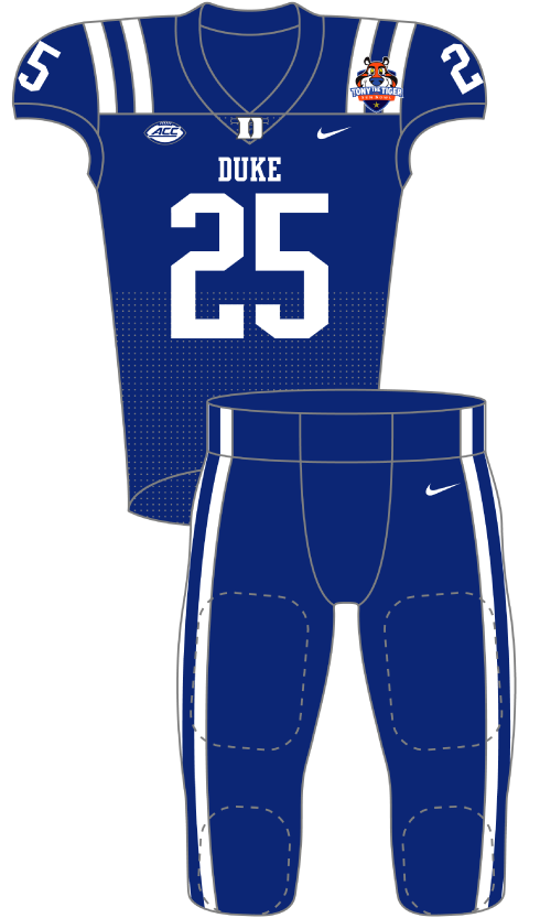 Duke 2025 Blue Uniform