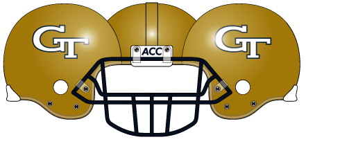 Georgia Tech Gold Helmet