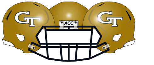 Georgia Tech 2005 Gold Helmet