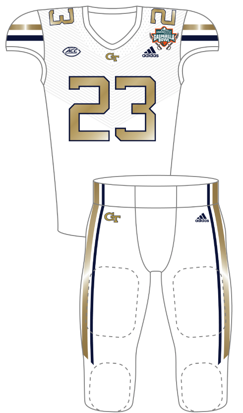 Georgia Tech 2023 White Uniform