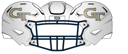 2024 White Gold Blue Helmet
