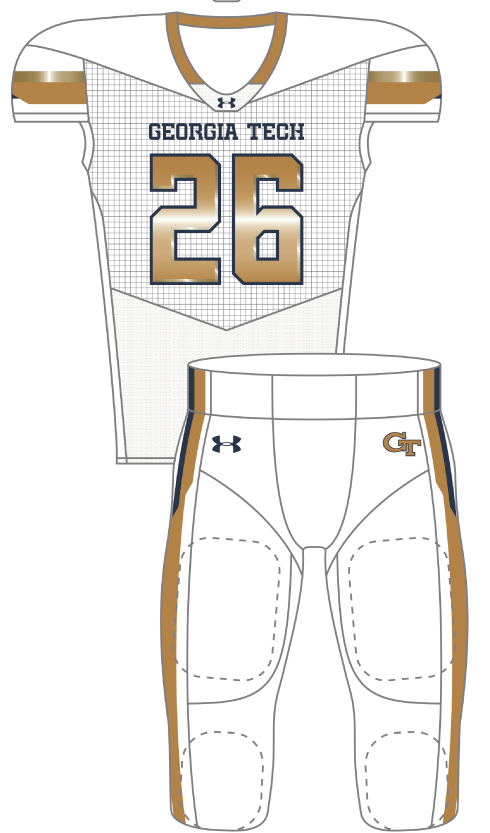 Georgia Tech 2026 White Uniform