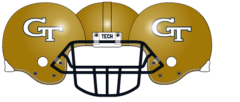 Georgia Tech Gold Helmet