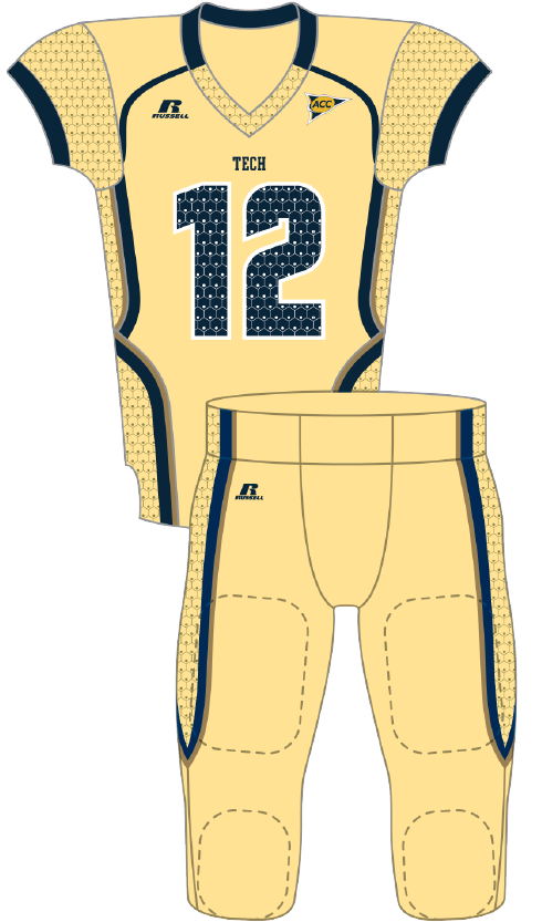Georgia Tech 2012 Gold Uniform