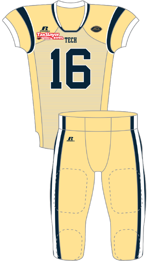 Georgia Tech 2016 Gold Uniform