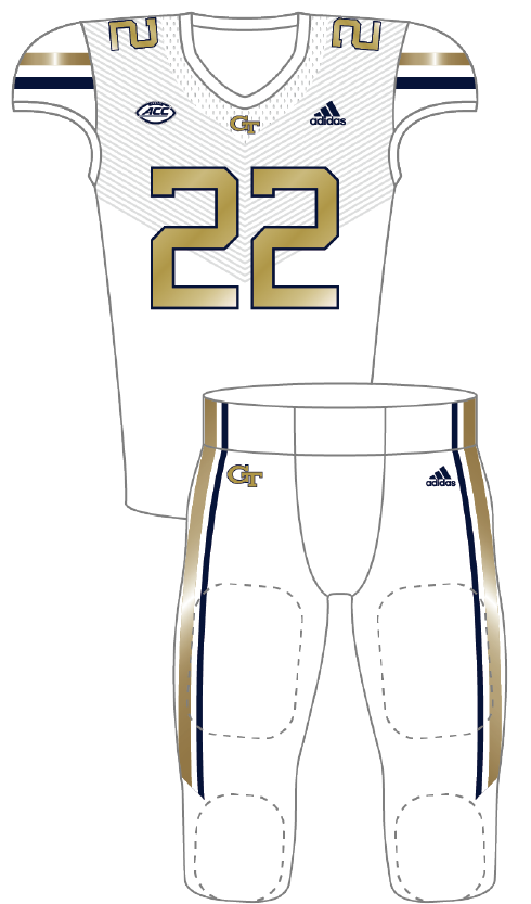 Georgia Tech 2022 White Uniform