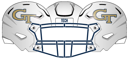 2024 White Gold Blue Helmet