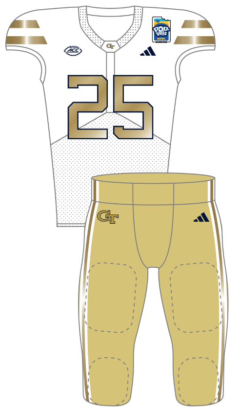 Georgia Tech 2025 White Uniform