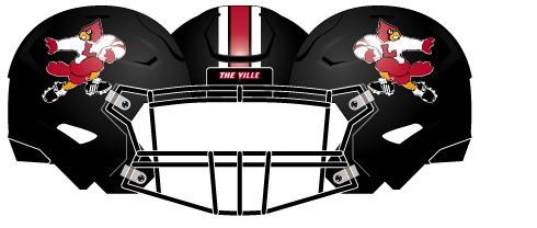 Louisville 2025 Black Helmet