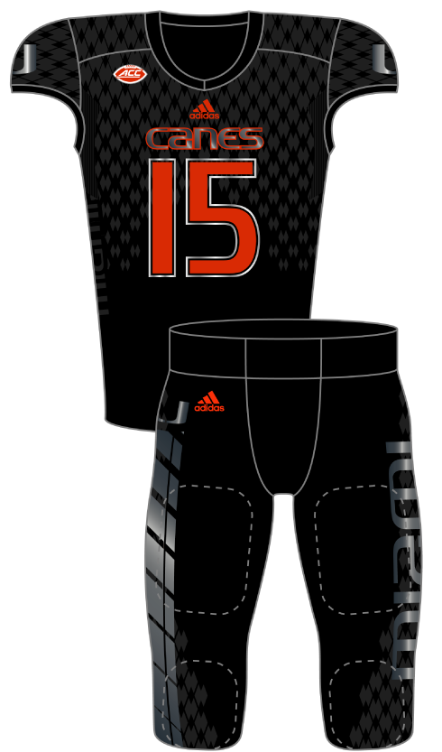 Miami 2015 Black Ice Uniform