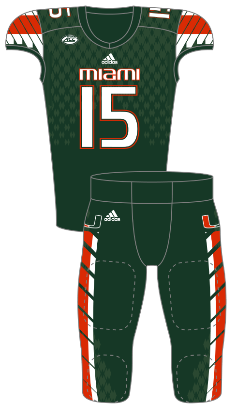 Miami 2015 Green Uniform