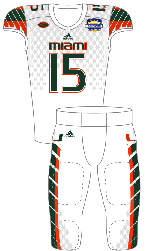Miami 2015 White Uniform
