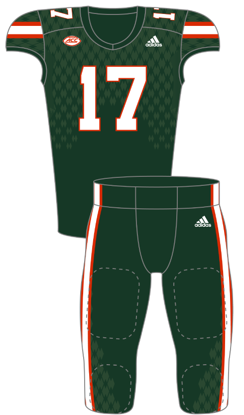 Miami 2017 Green Uniform