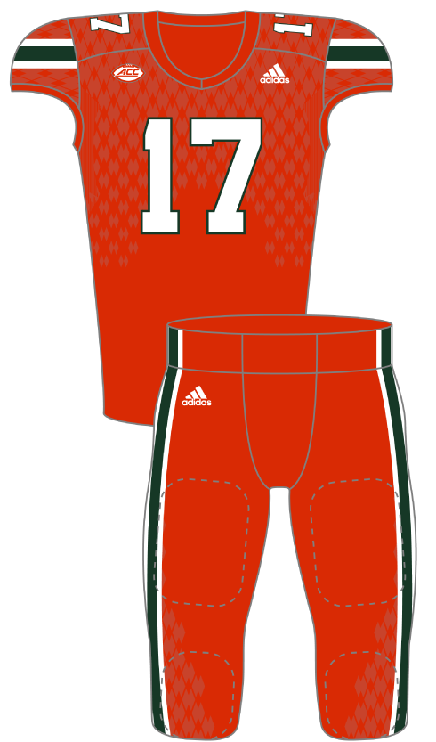 Miami 2017 Orange Uniform