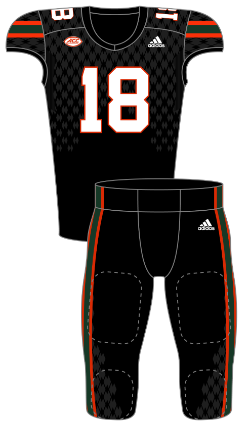 Miami 2018 Black Uniform