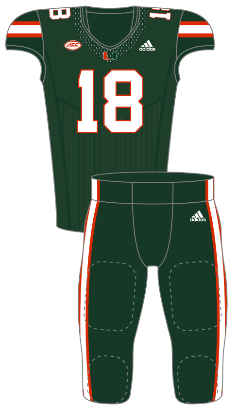 Miami 2018 Green Uniform