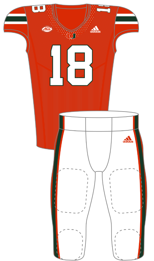 Miami 2018 Orange Uniform