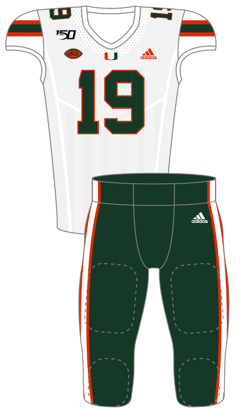 Miami 2019 White Uniform