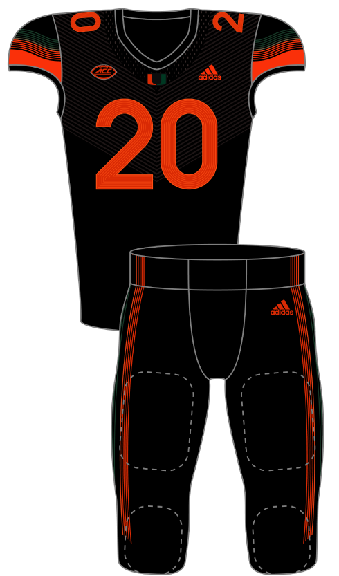 Miami 2020 Black Uniform
