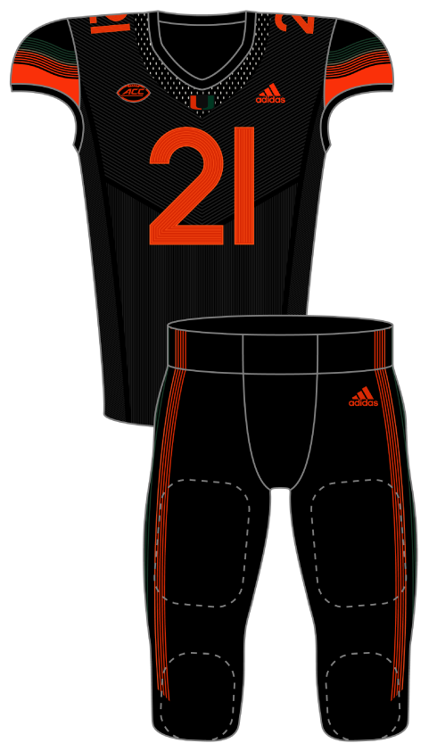 Miami 2021 Black Uniform