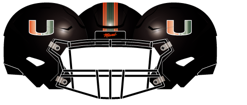 Miami 2021 Black Helmet