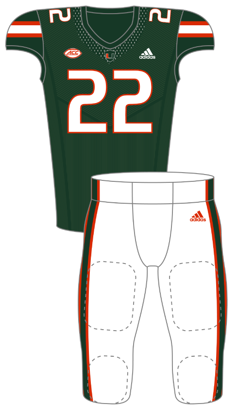 Miami 2022 Green Uniform