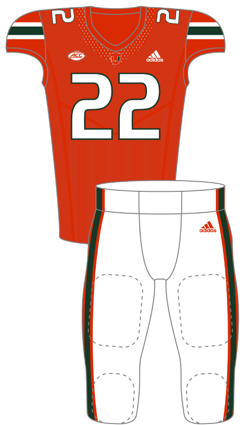 Miami 2022 Orange Uniform