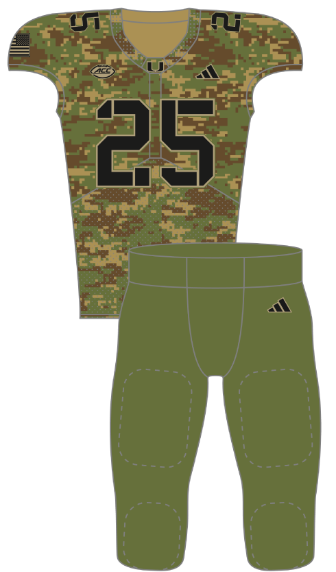 Miami 2025 Camo Uniform