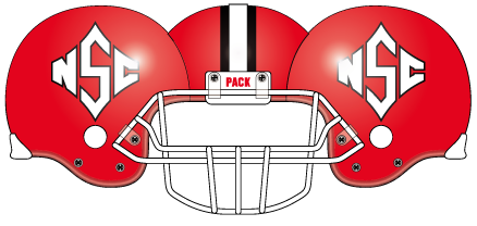 North Carolina State 1999 Red Helmet