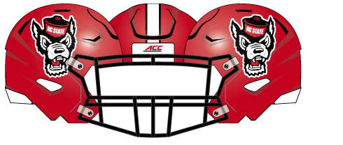 2017 NC State Mr. Wuf Helmet Black Mask