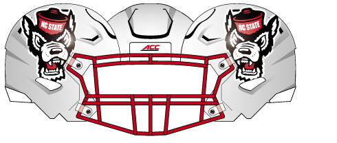 2020 NC State White Helmet