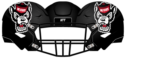 2021 NC State black Helmet