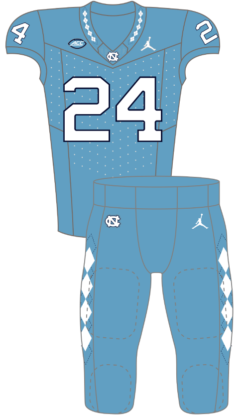 North Carolina 2024 Blue Uniform