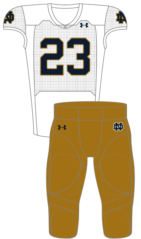 Notre Dame 2023 White