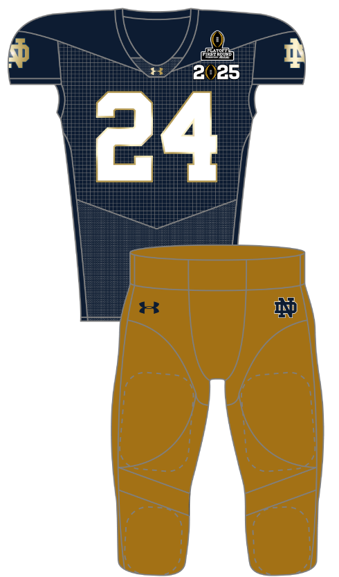 Notre Dame 2024 Blue