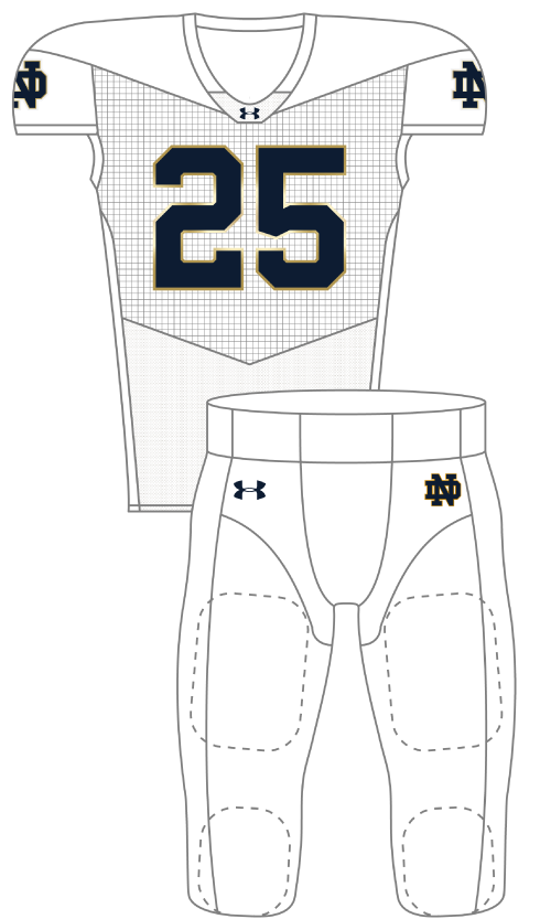 Notre Dame 2025 White