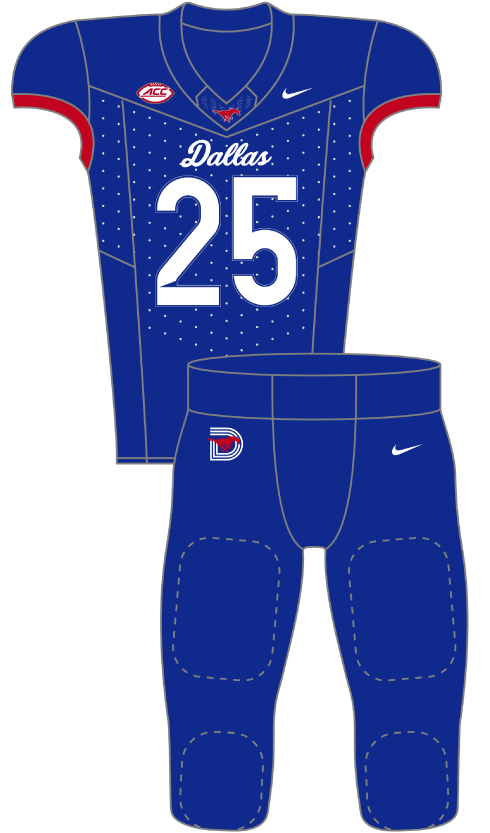 SMU 2025 Blue Dallas